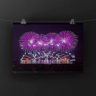 EchtFoto Fotoabzug Cannes Dragon Fireworks Posterabzug (11)