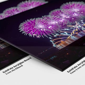 Dragon Fireworks Cannes #03 Feuerwerk - Acryl Wandbild EchtFoto fwkart